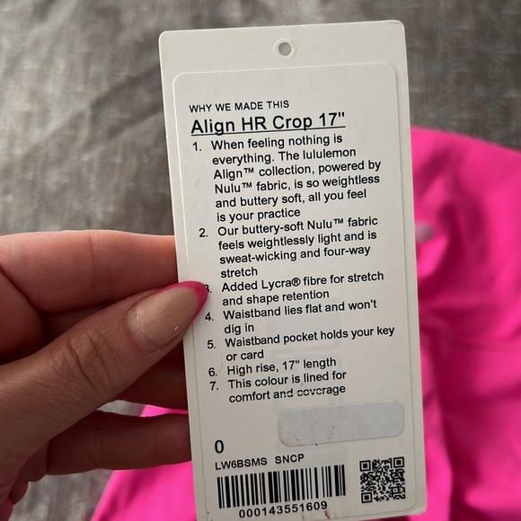 Lululemon Align Crop - Picture 3 of 3
